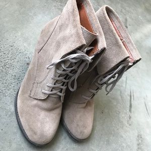 Lucky Brand Suede Booties